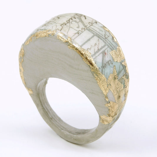 anillo de papel, joyas de papel, accesorios de papel, anillos de papel artesanales, collares de papel, joyas de papel reciclado,