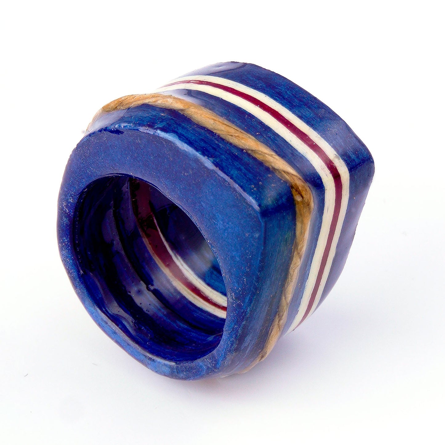 Anillo de Papel - Blue purple gallinule